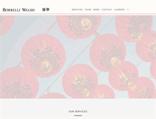 Tablet Screenshot of borrelliwalsh.com